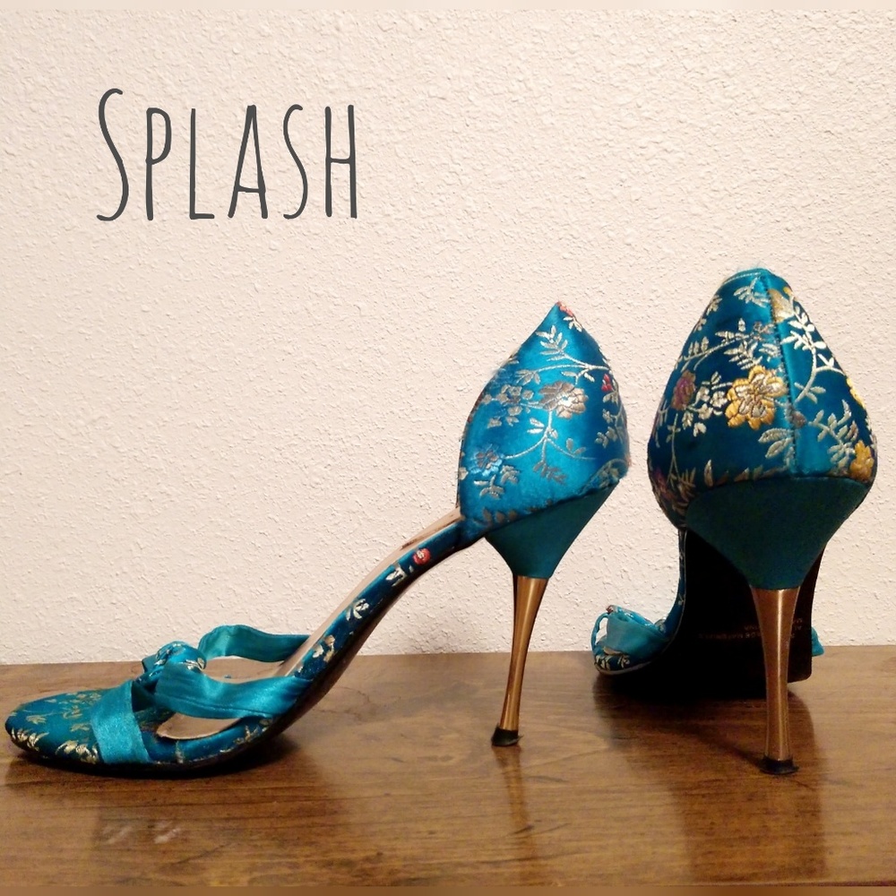 Silk, Exotic Splash Heels